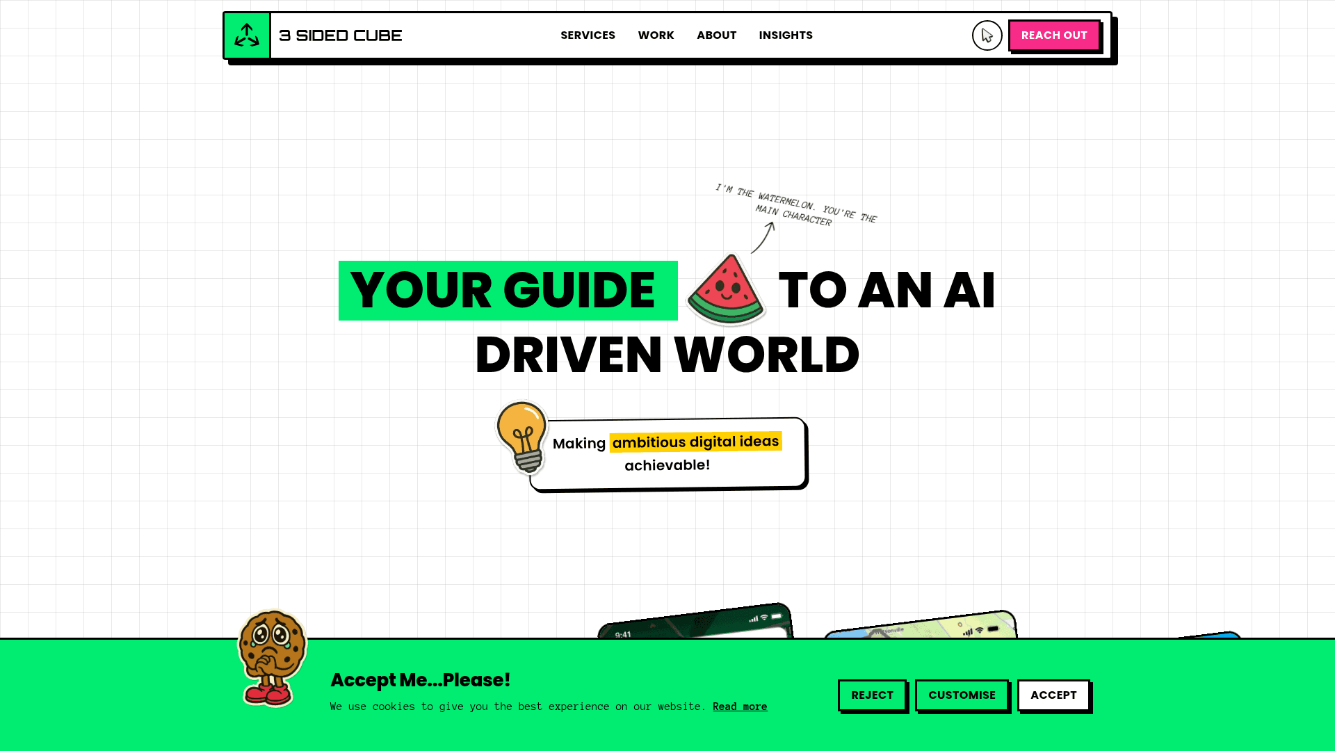 3 Sided Cube website screenshot