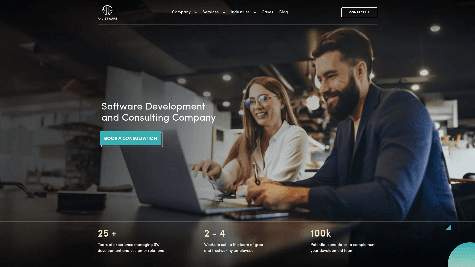 A-Listware website screenshot