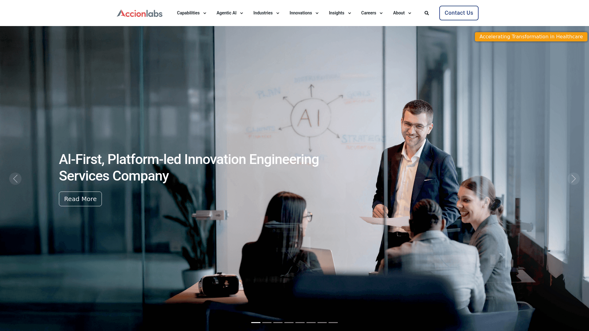 Accion Labs website screenshot