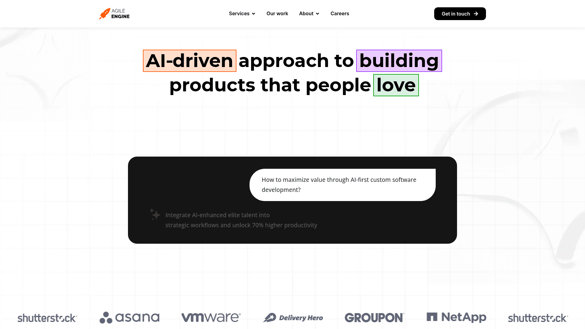 AgileEngine website screenshot