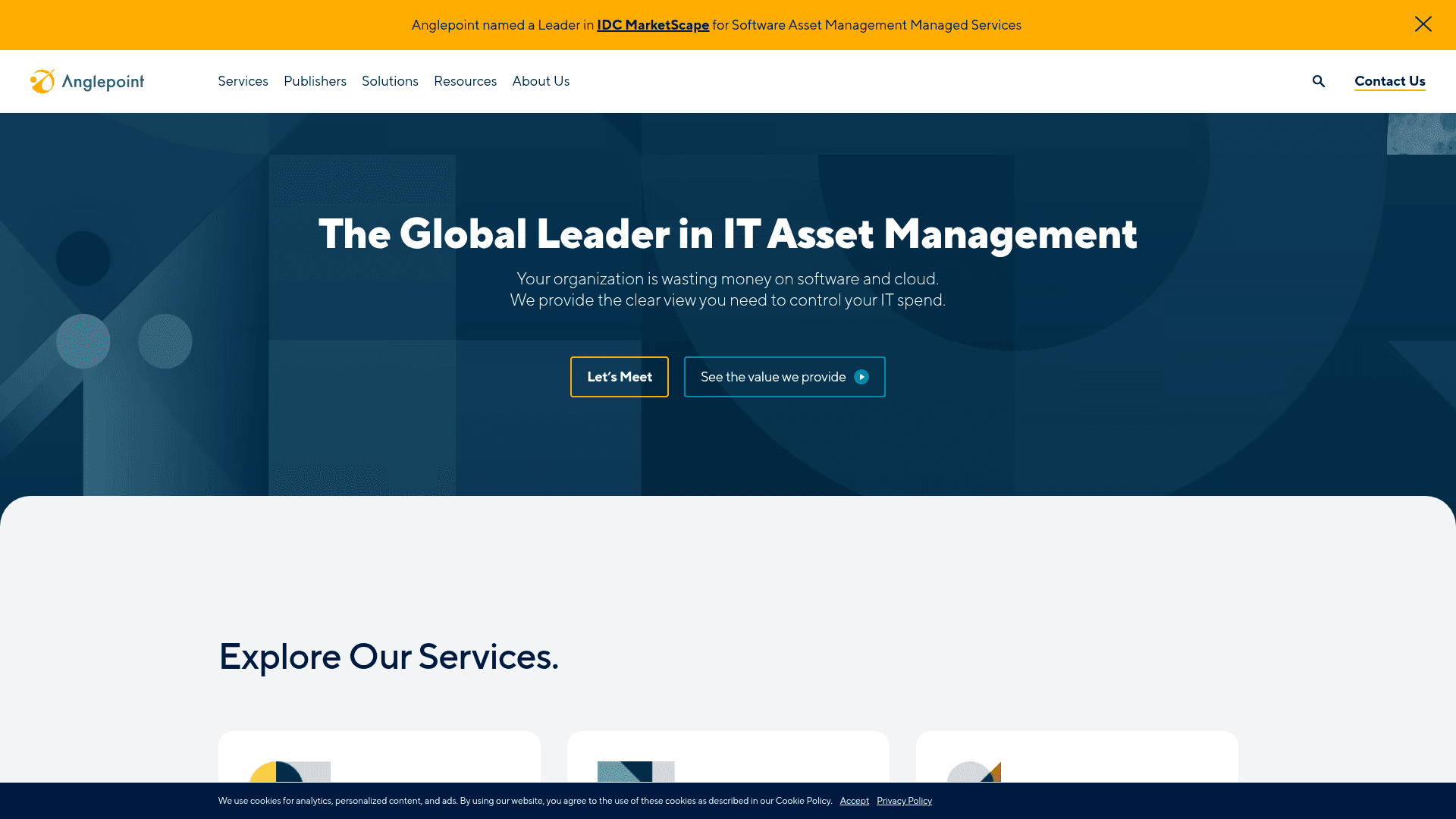 AnglePoint website screenshot