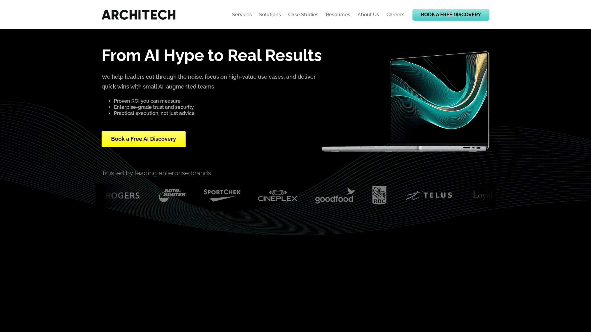Architech website screenshot