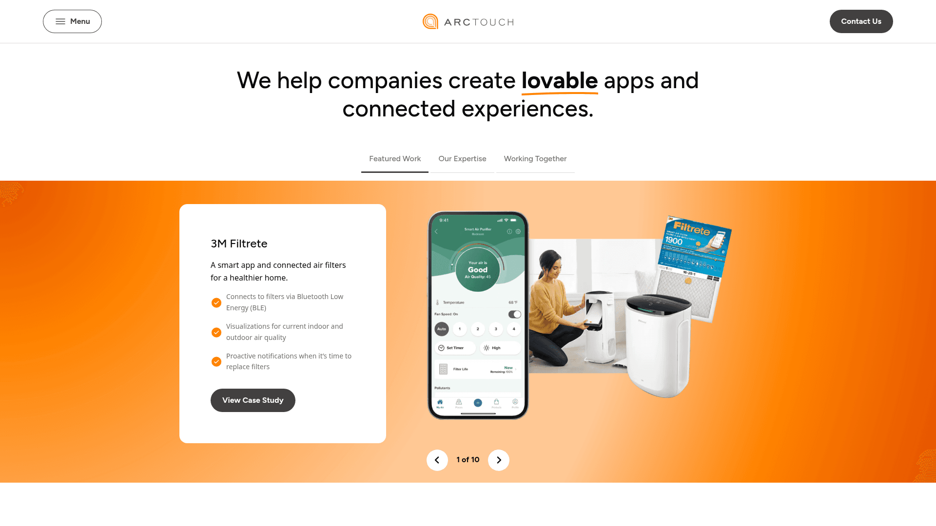 ArcTouch website screenshot
