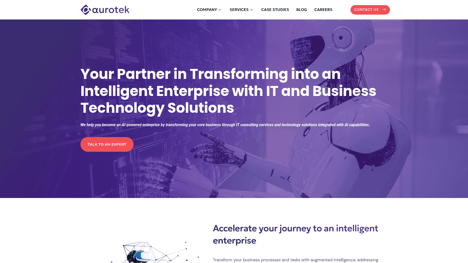 Aurotek website screenshot
