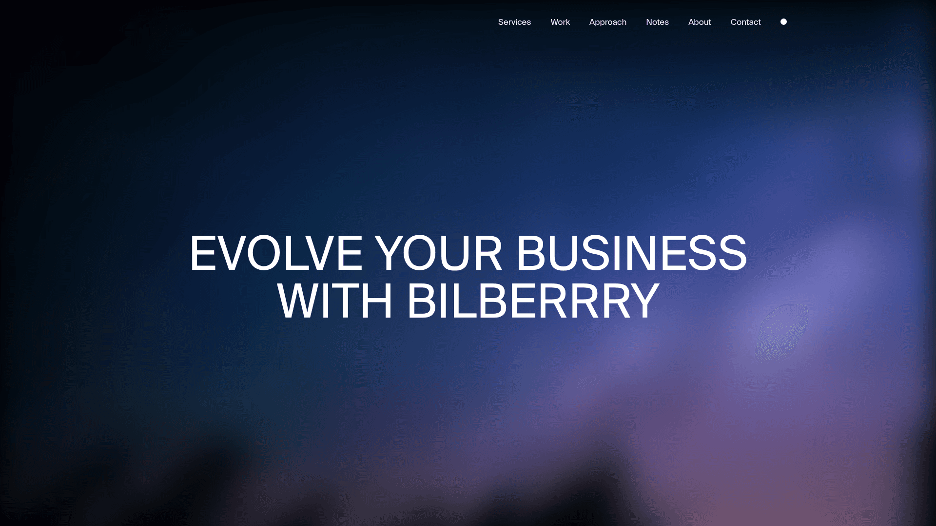 Bilberrry website screenshot