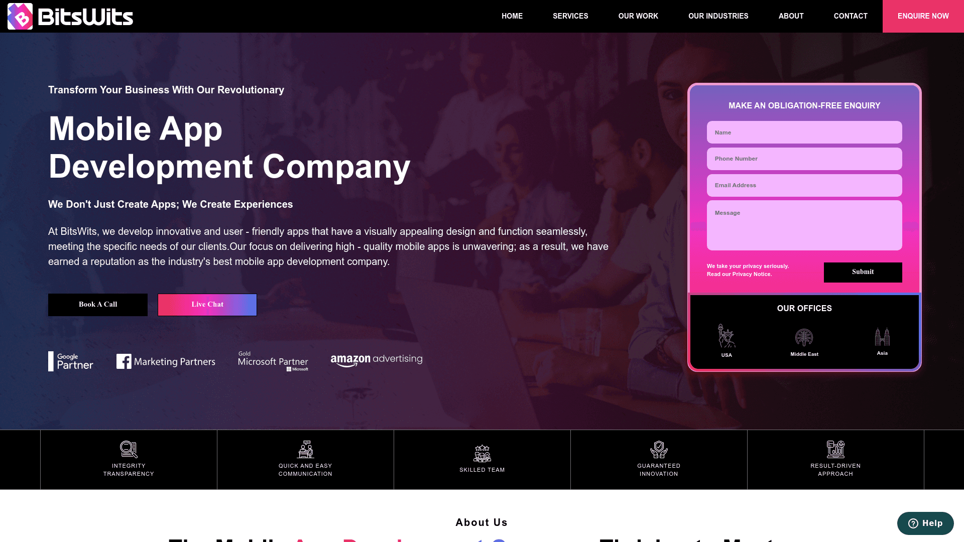 BitsWits website screenshot