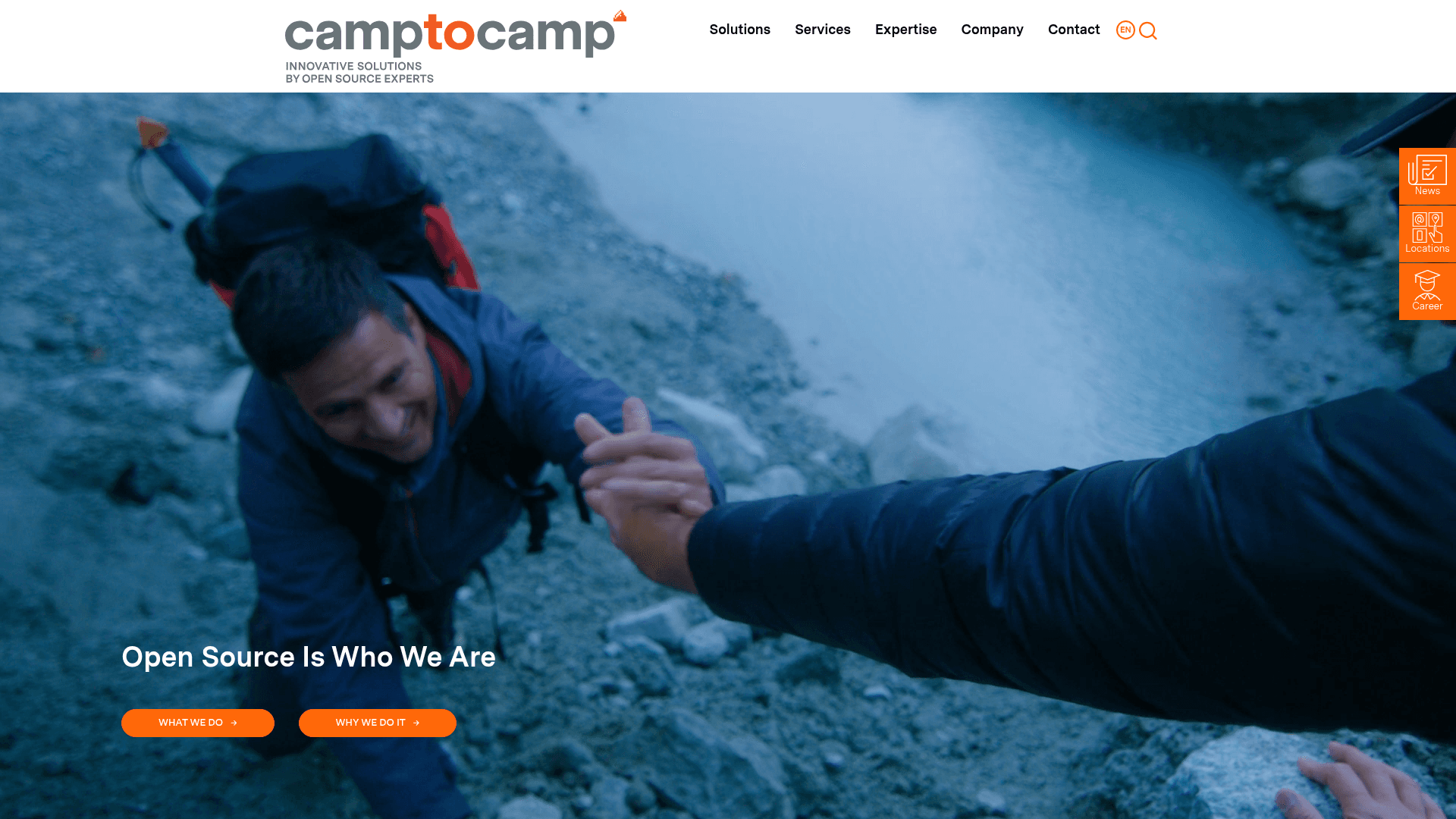 Camptocamp website screenshot