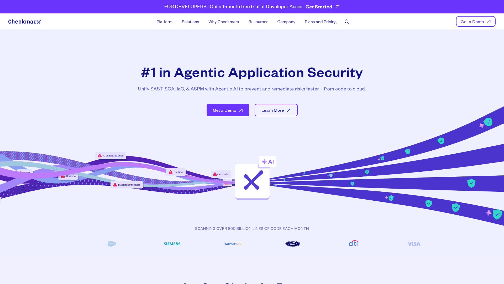 Checkmarx website screenshot