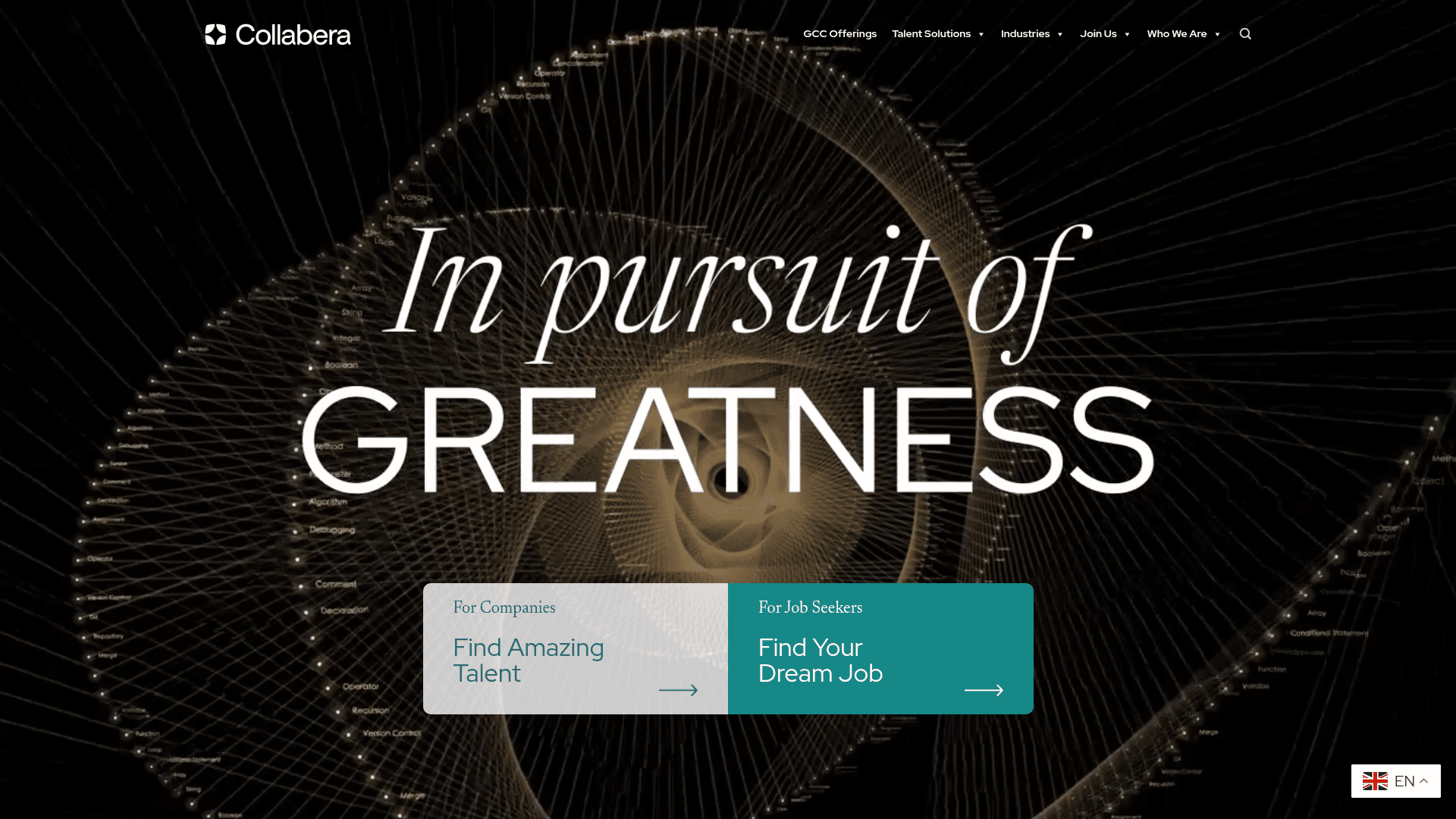 Collabera website screenshot