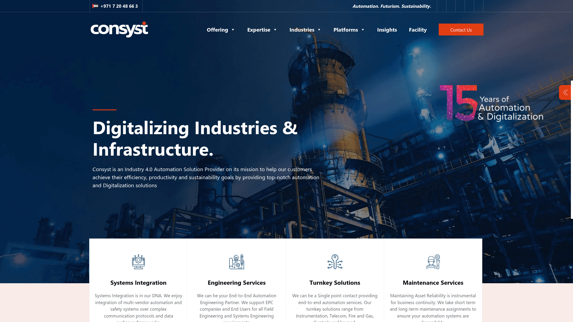 CONSYST website screenshot