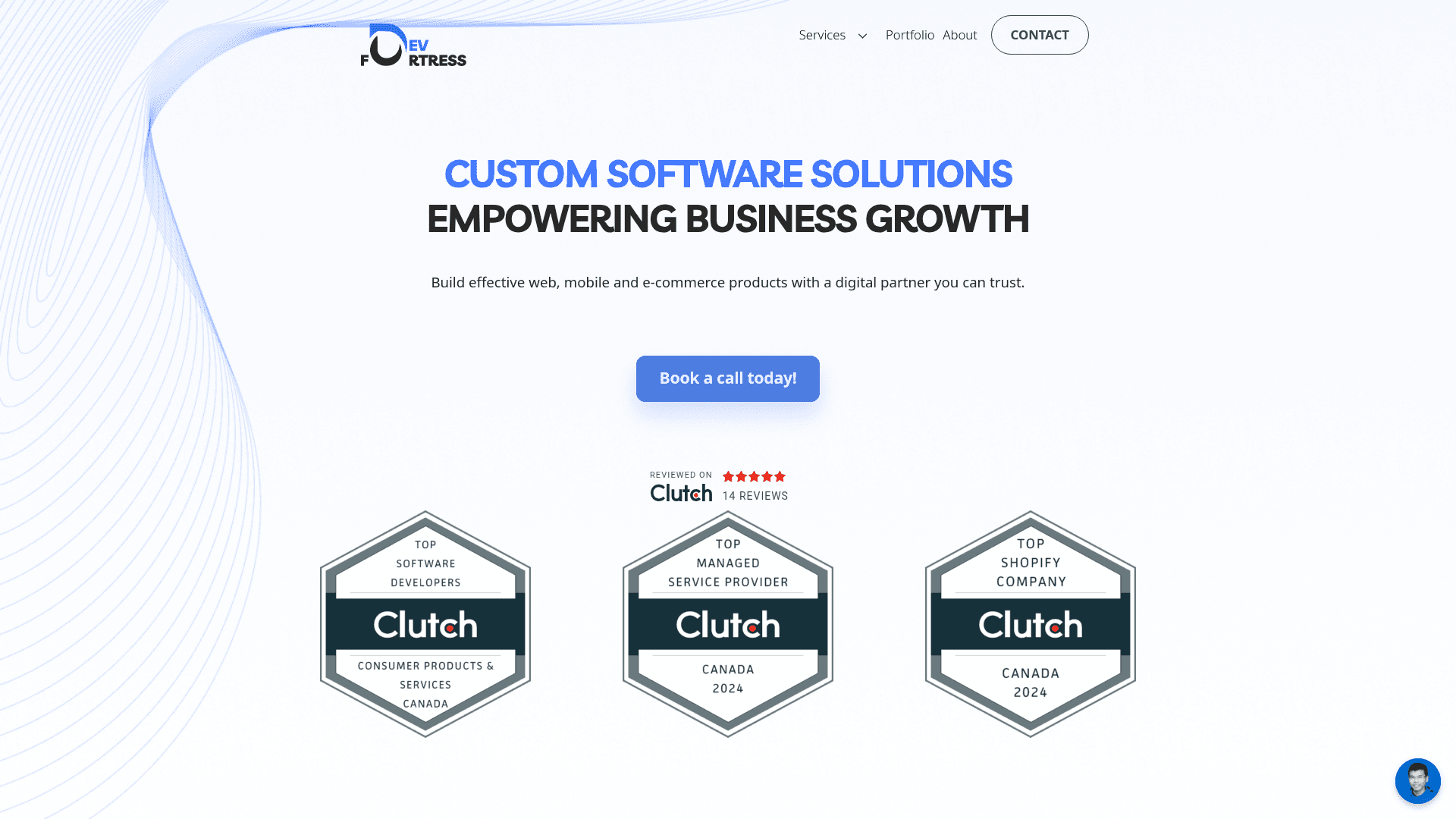 Devfortress website screenshot