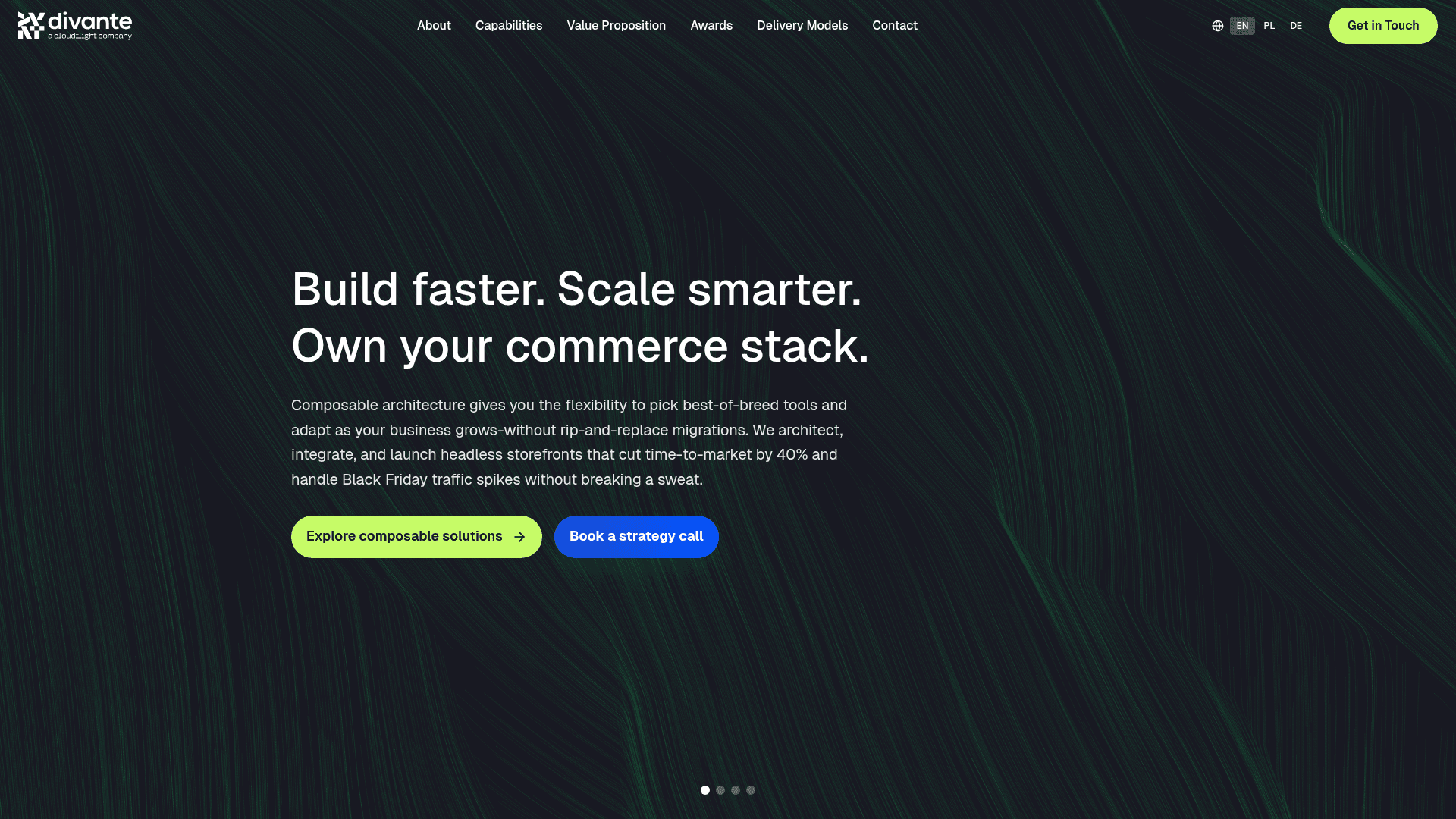 Divante website screenshot