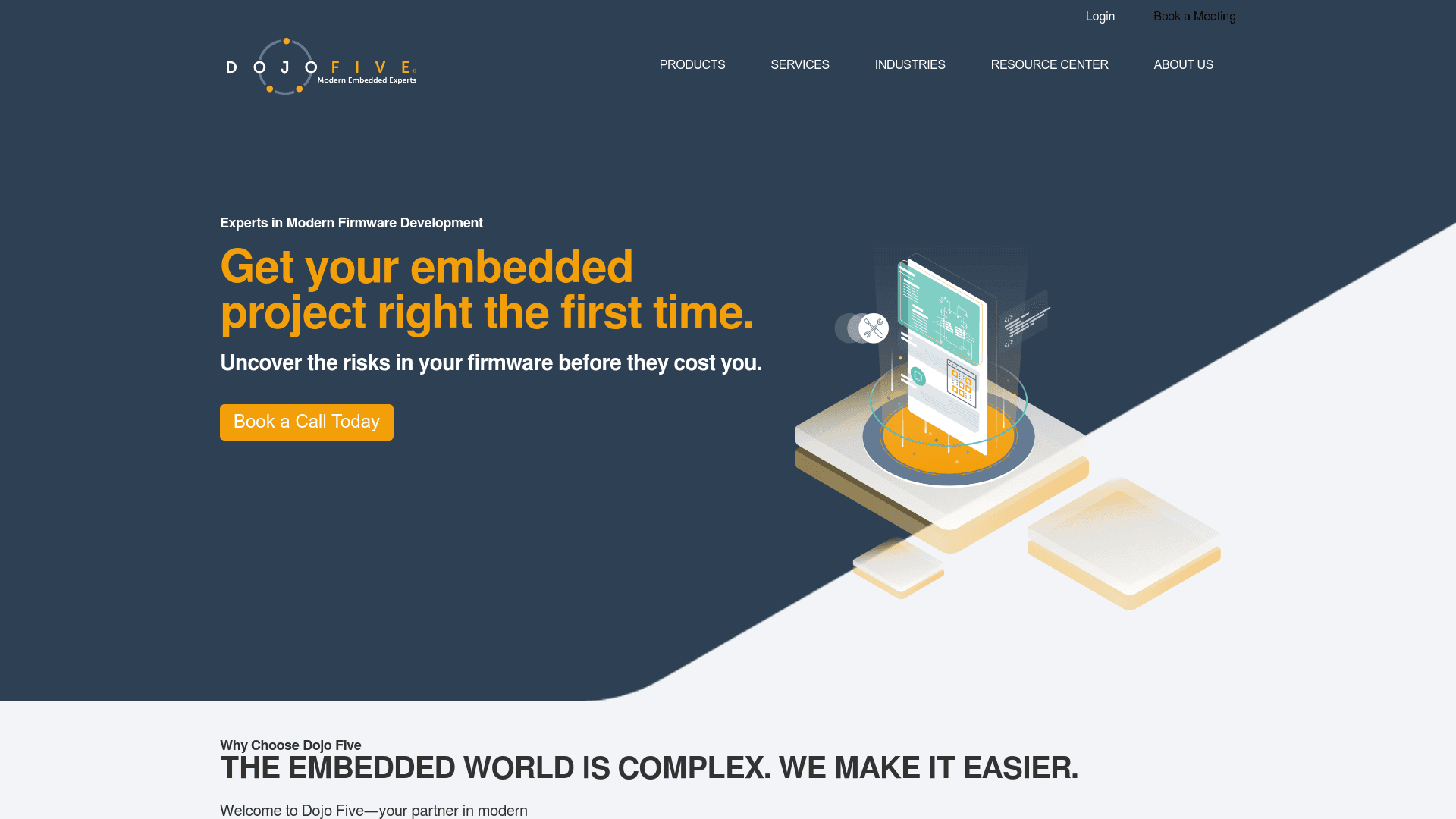 Dojo Five website screenshot