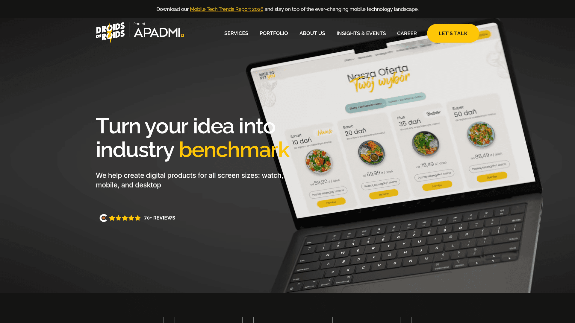 Droids On Roids website screenshot