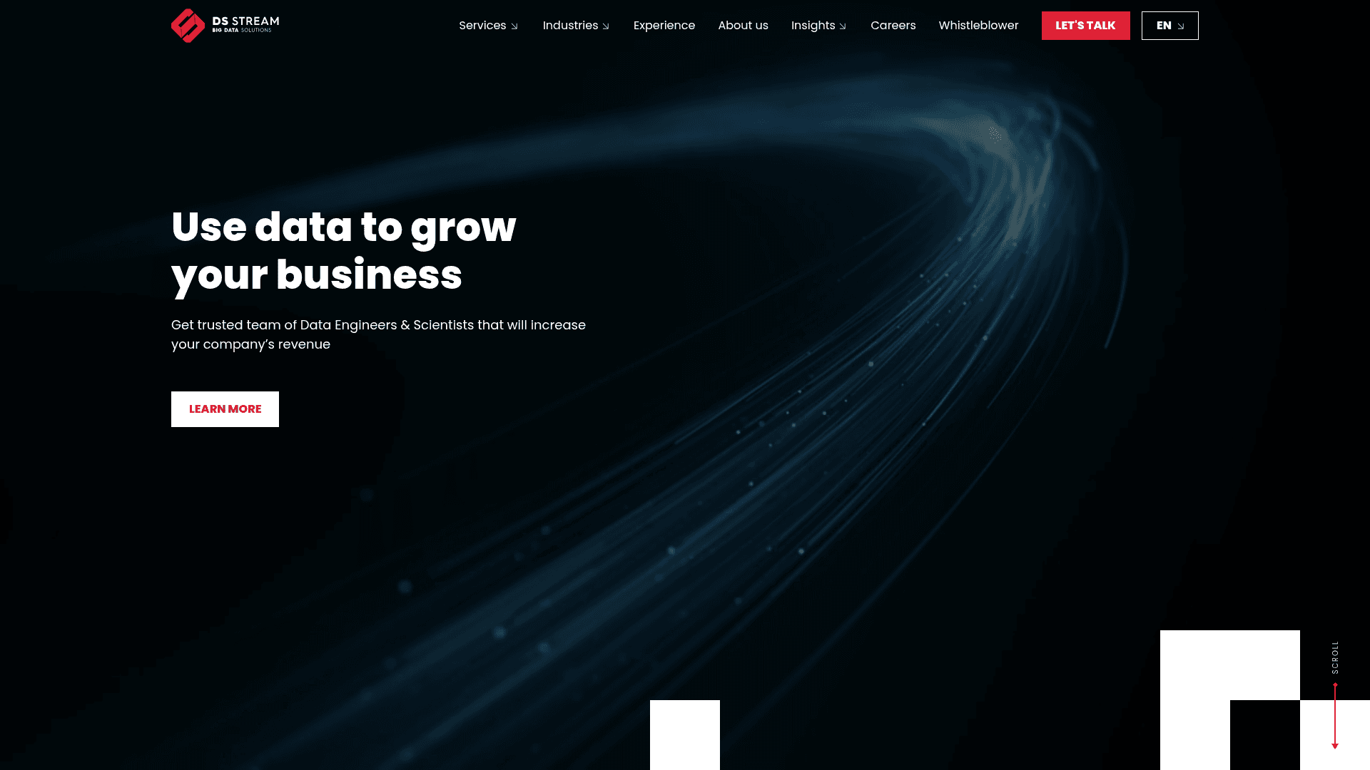 DS Stream website screenshot