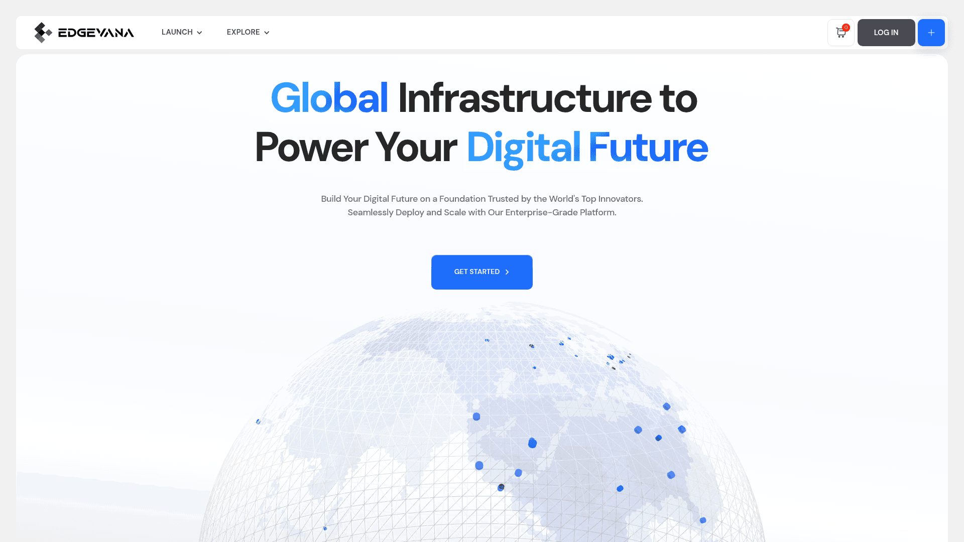 Edgevana website screenshot