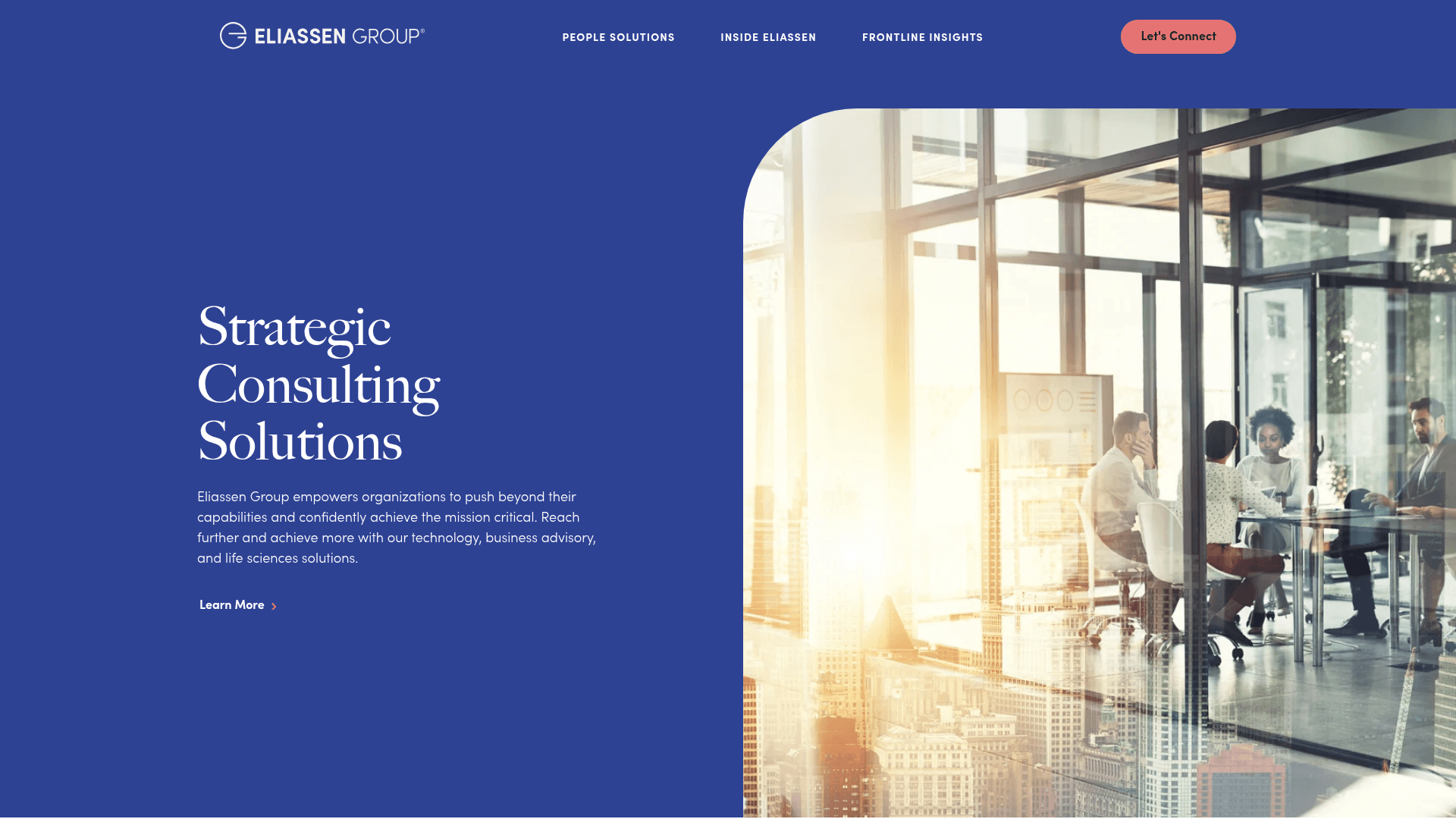 Eliassen Group website screenshot