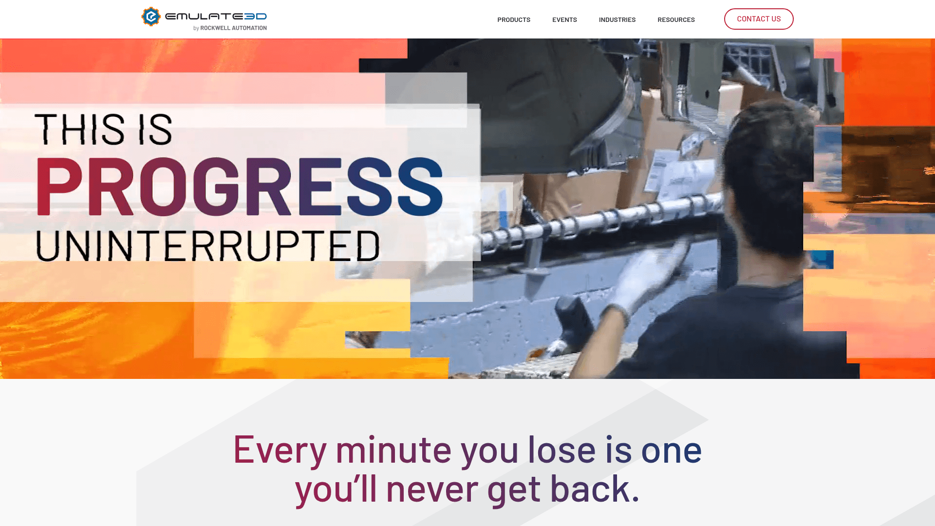 Emulate3D website screenshot