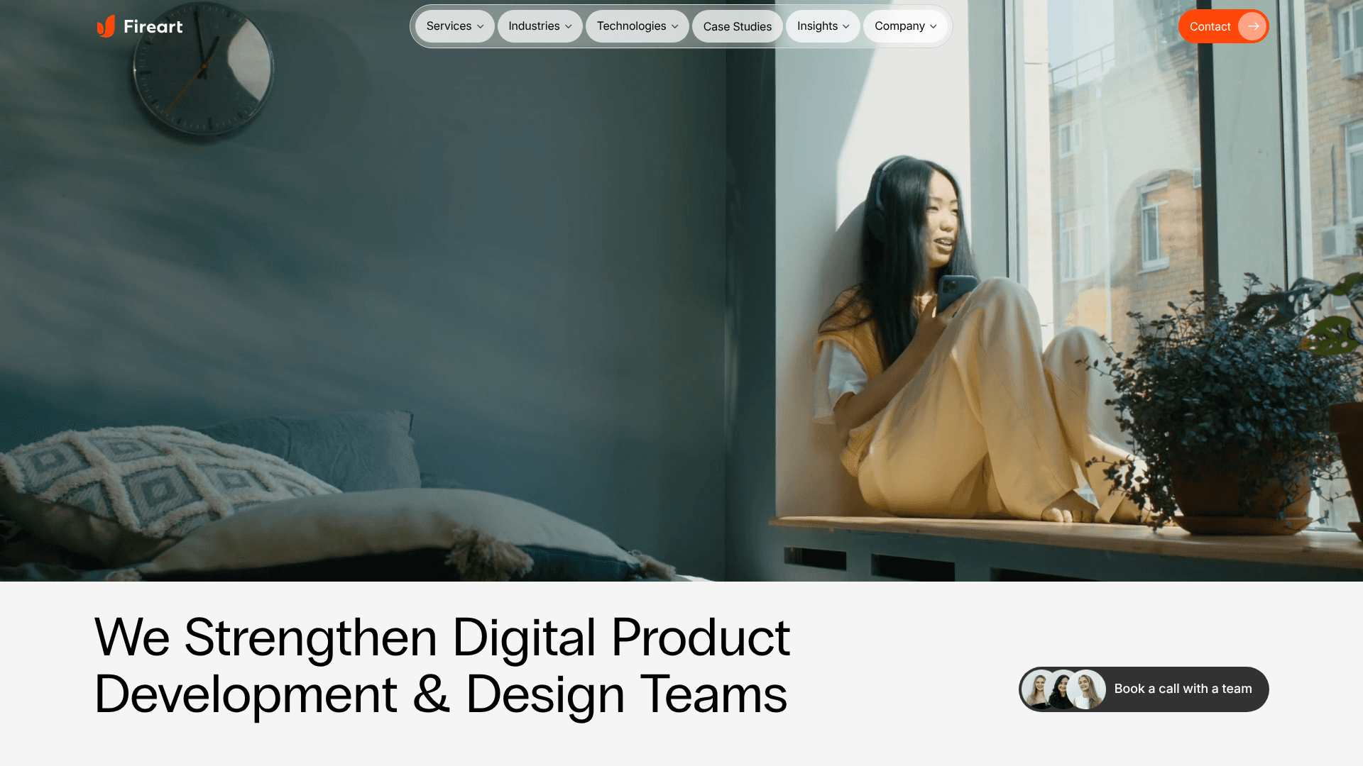 Fireart Studio website screenshot