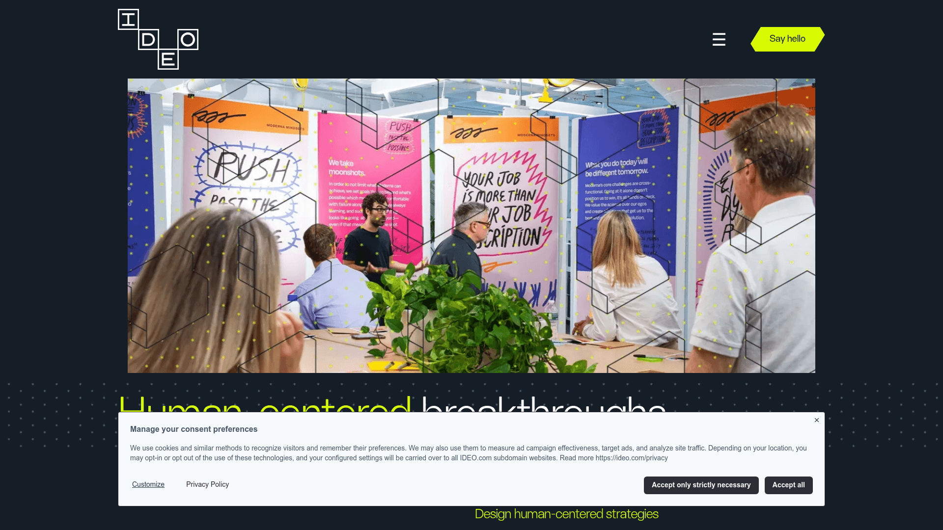 IDEO website screenshot