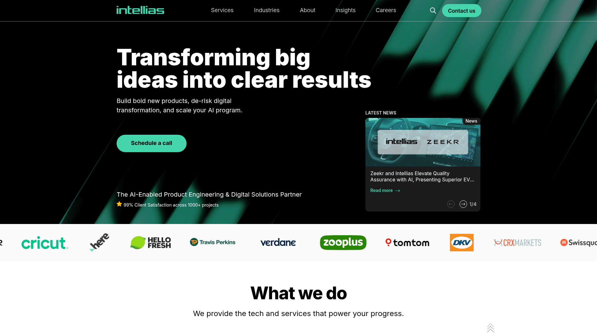 Intellias website screenshot