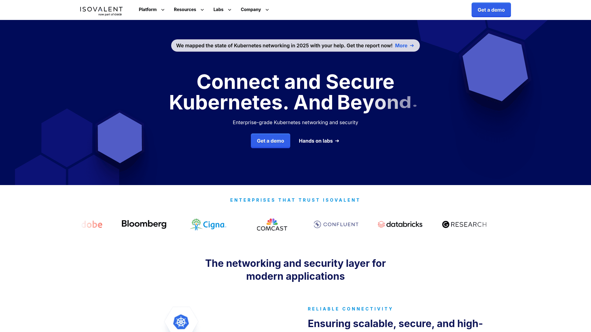 Isovalent website screenshot