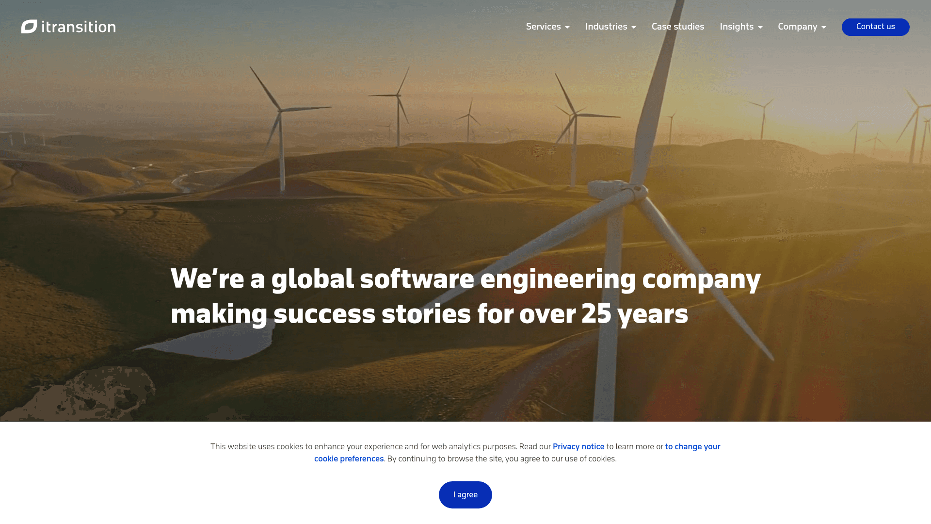 Itransition website screenshot