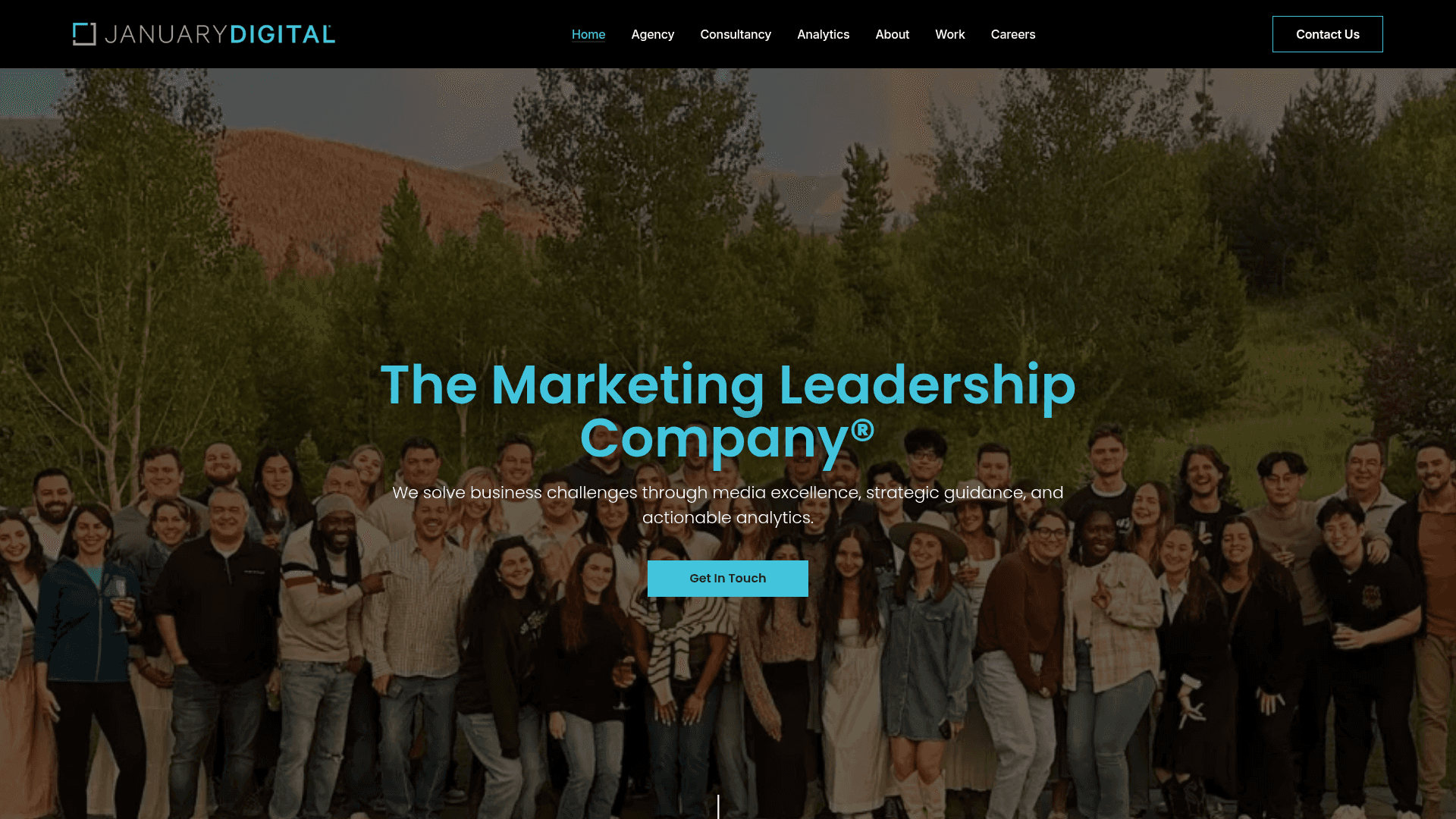 January Digital website screenshot