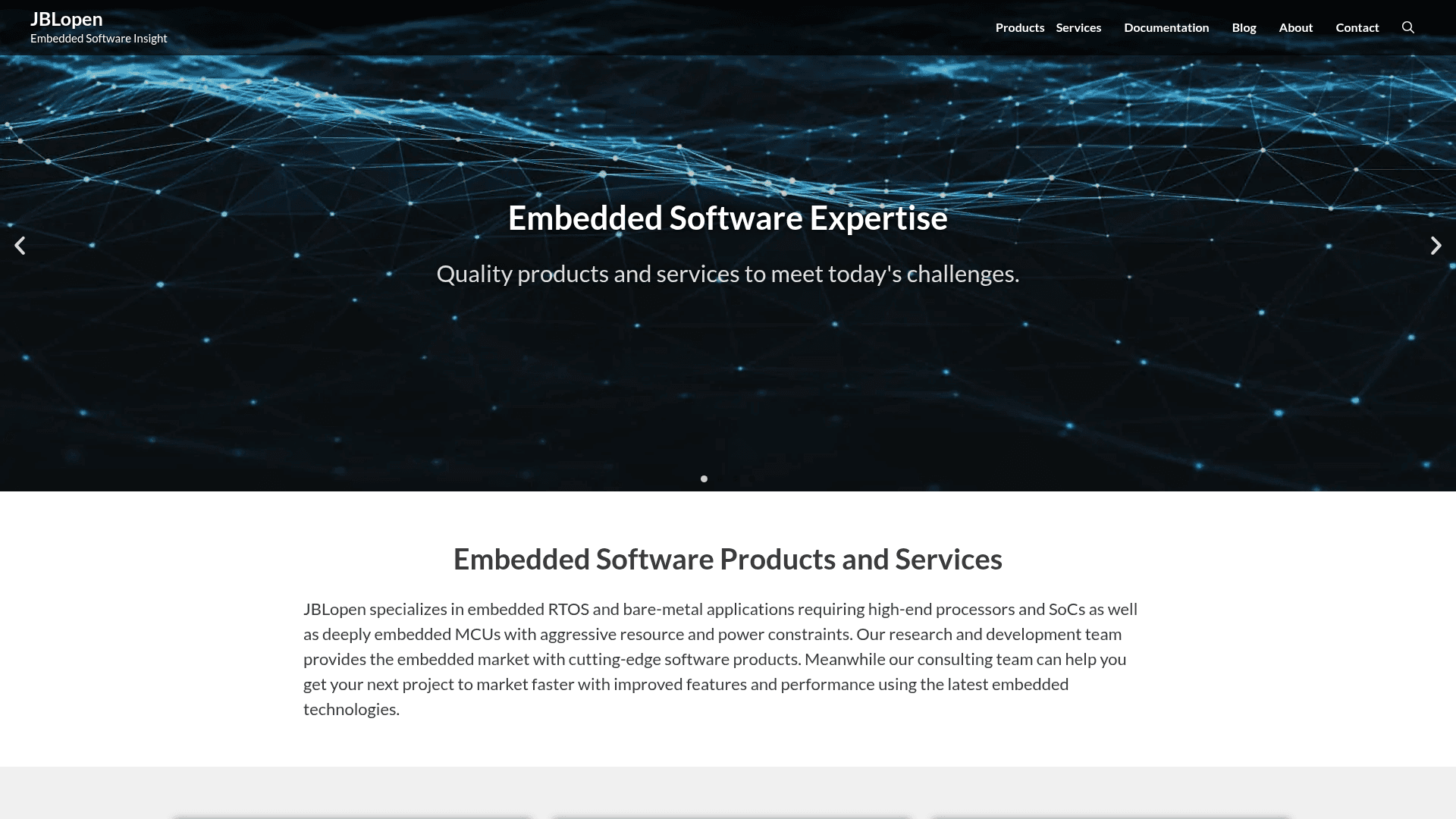 JBLopen website screenshot