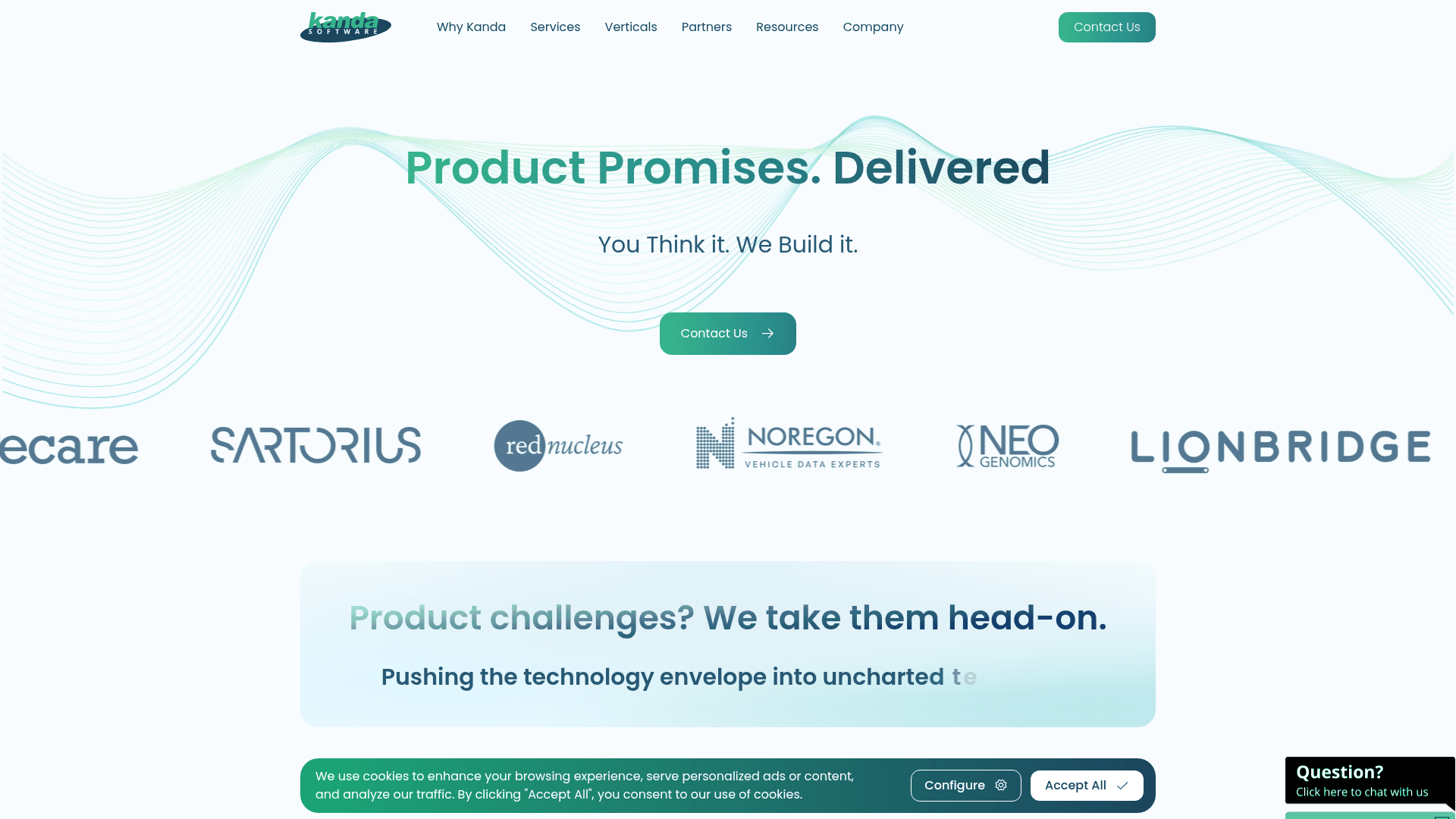 Kanda Software website screenshot