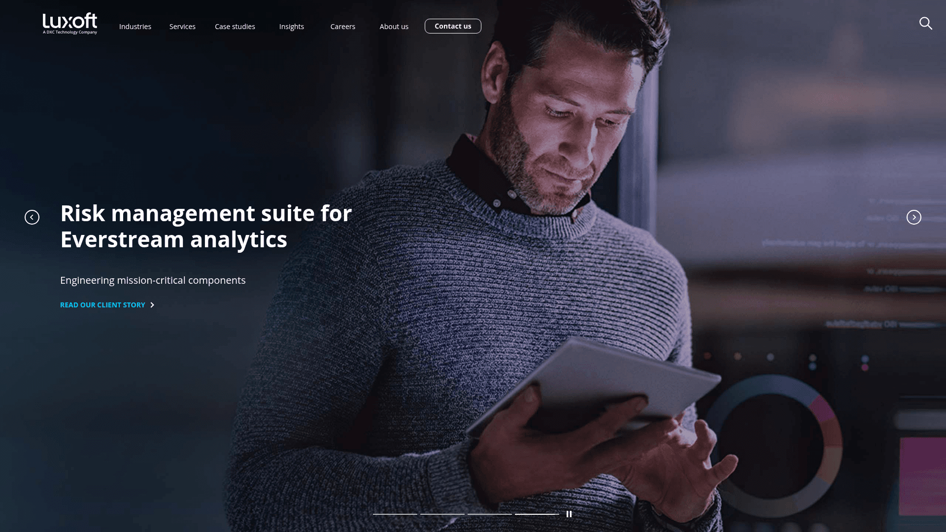 Luxoft website screenshot
