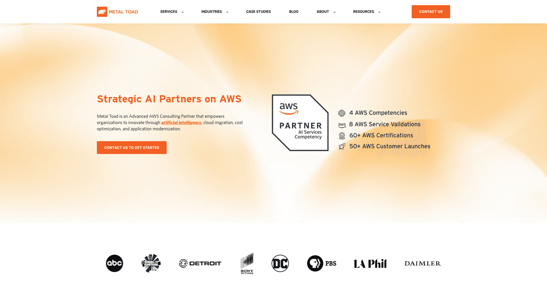 MetalToad website screenshot