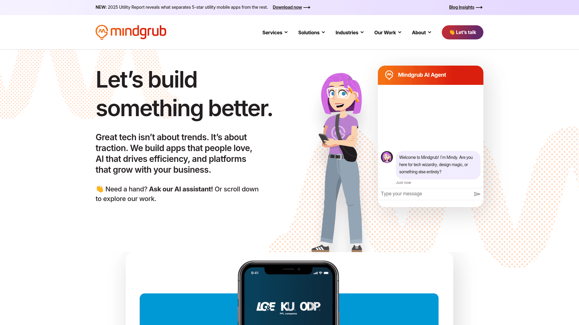 MindGrub website screenshot