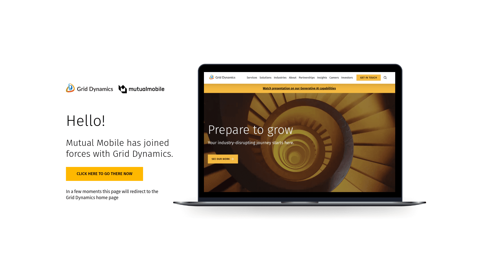 Mutual Mobile website screenshot