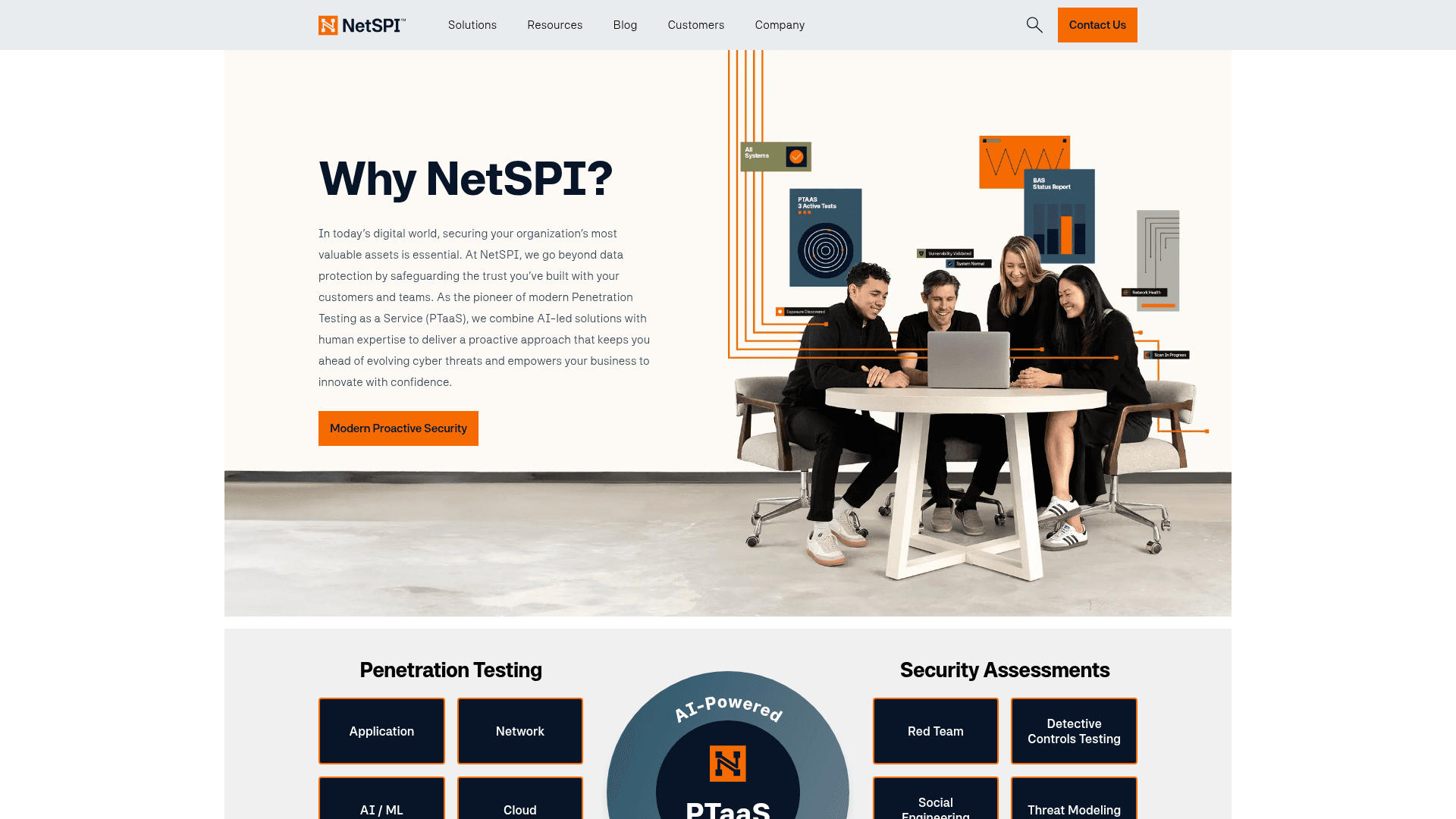 NetSPI website screenshot