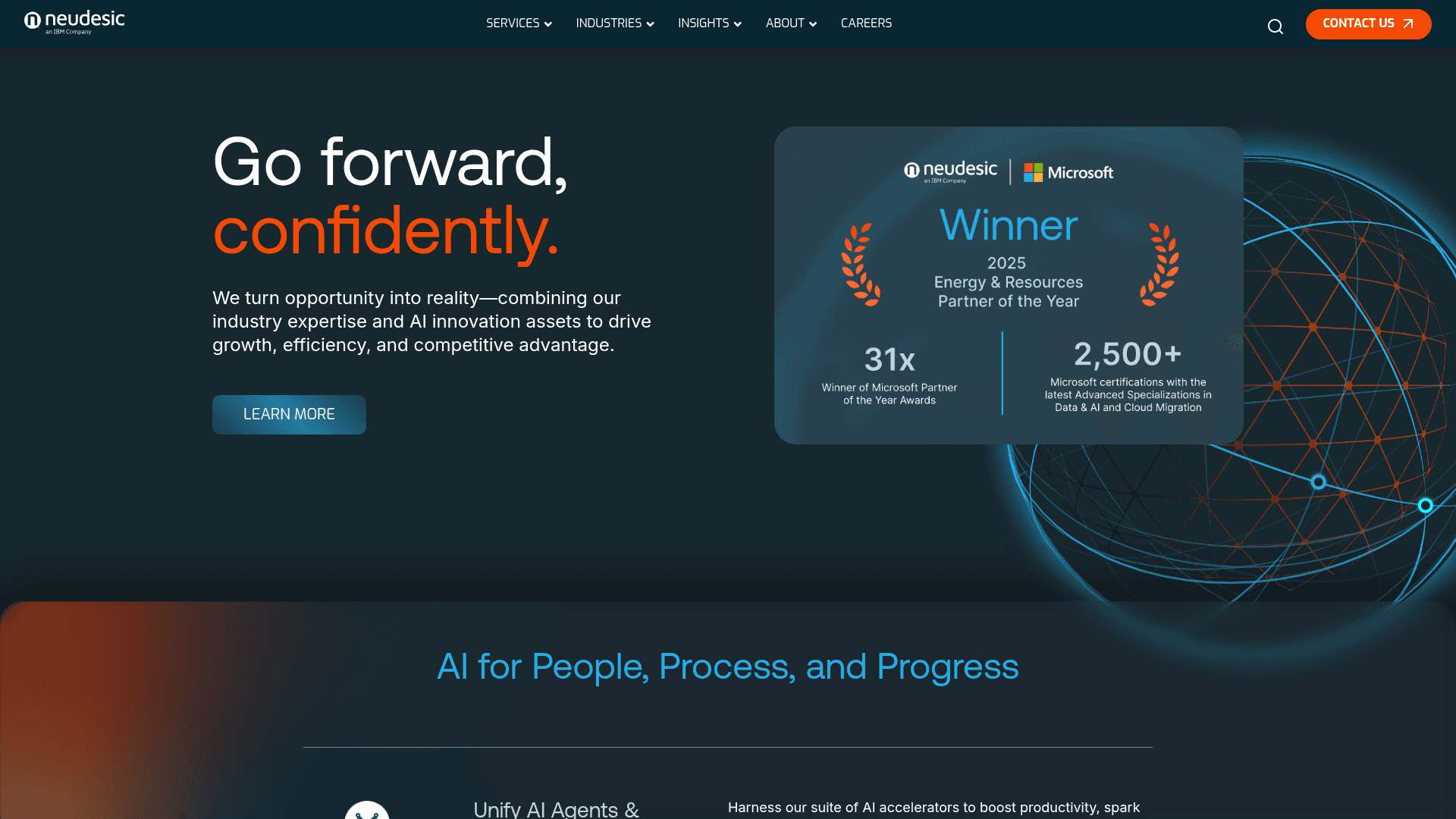 Neudesic website screenshot