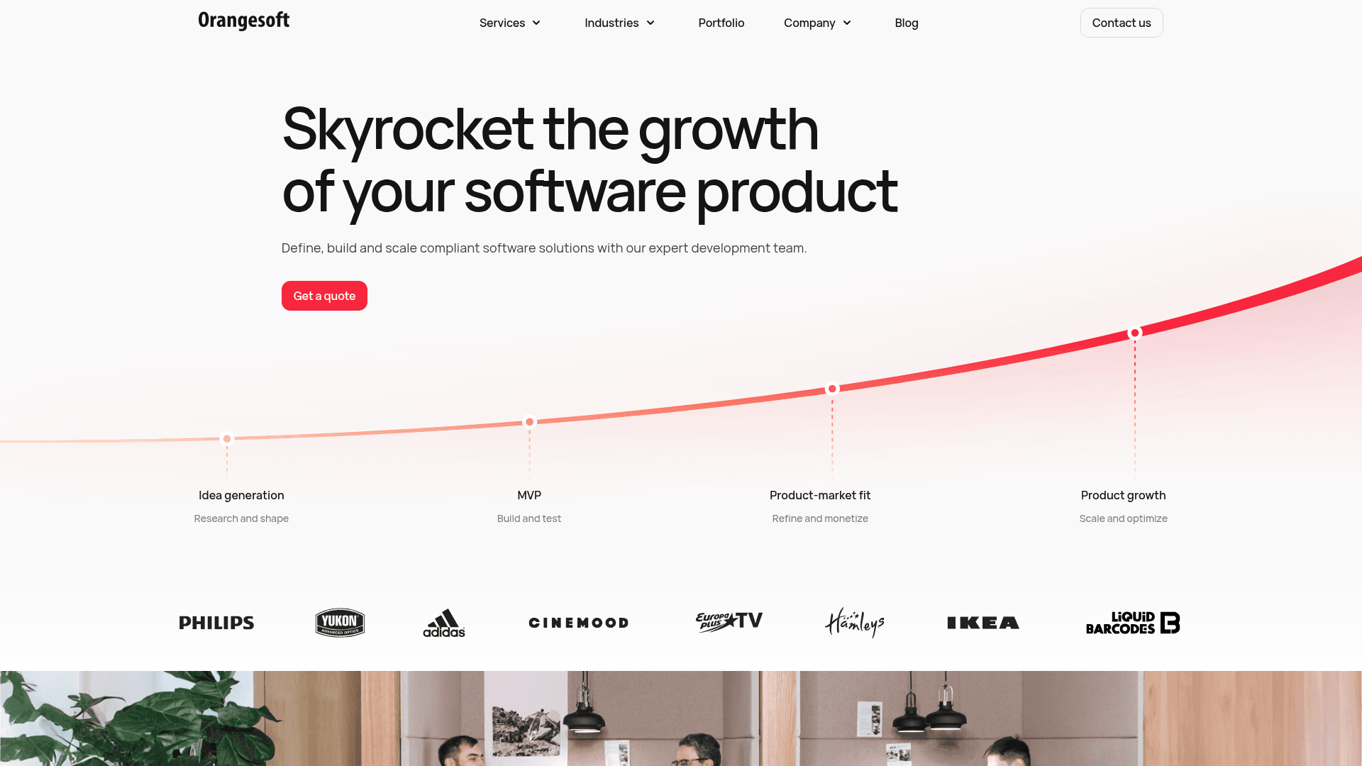 Orangesoft website screenshot