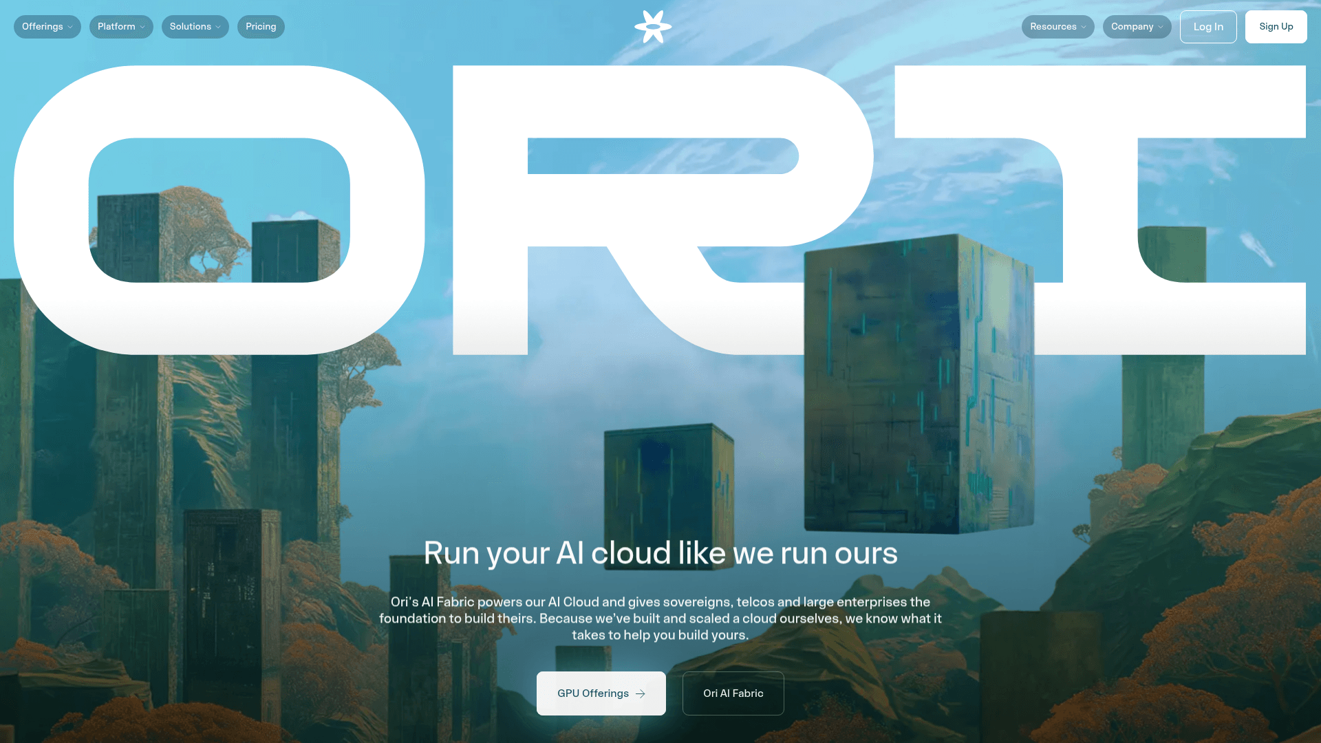 Ori Global website screenshot