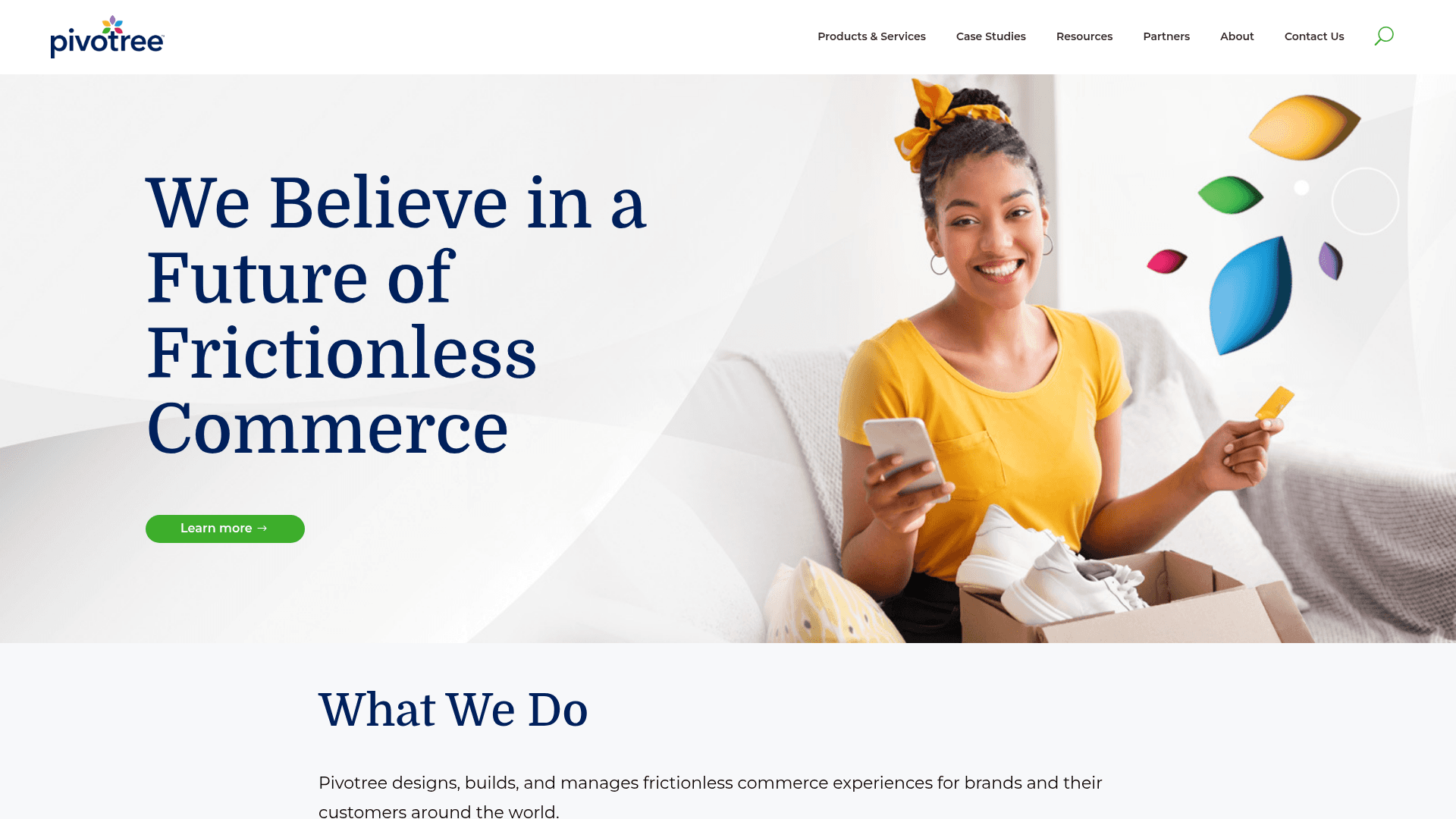 Pivotree website screenshot