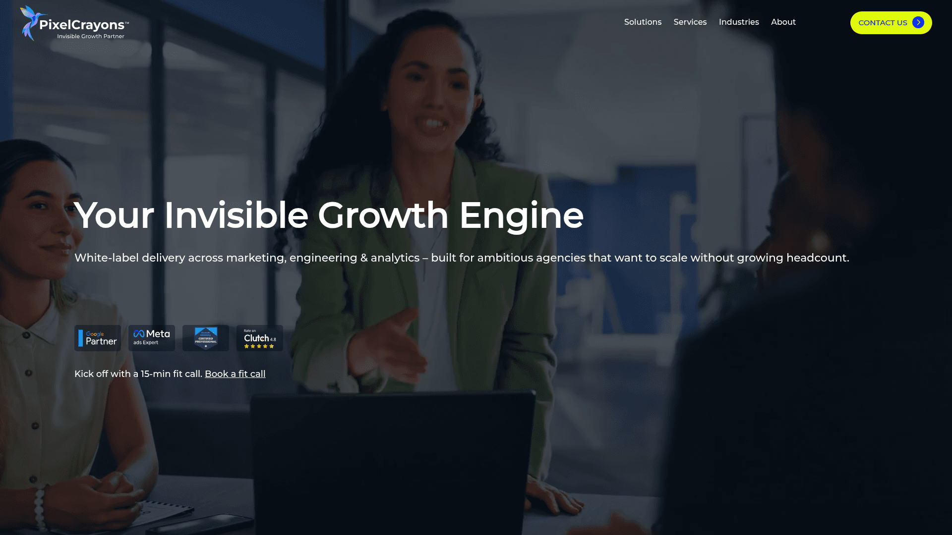 PixelCrayons website screenshot