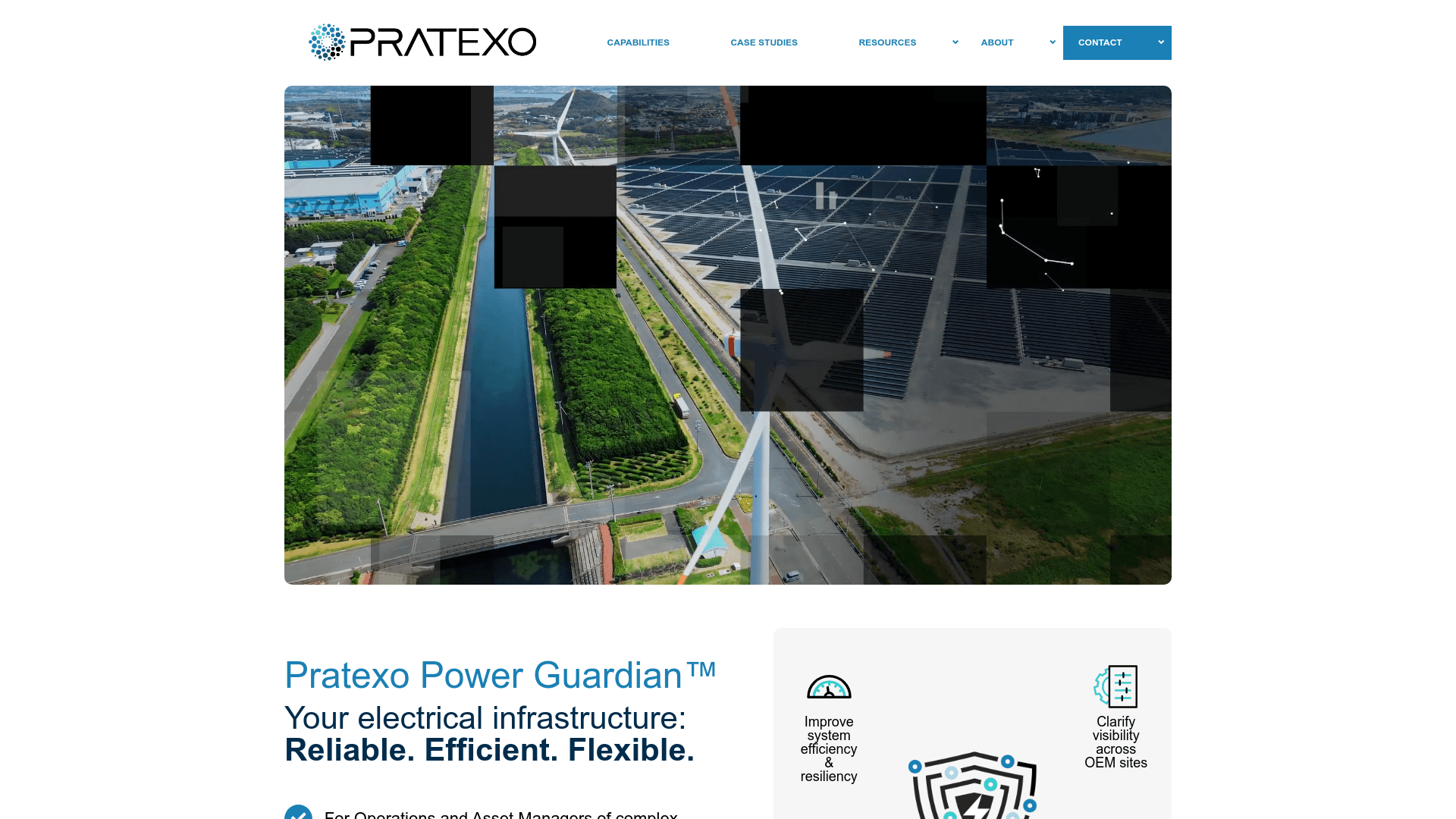 Pratexo website screenshot