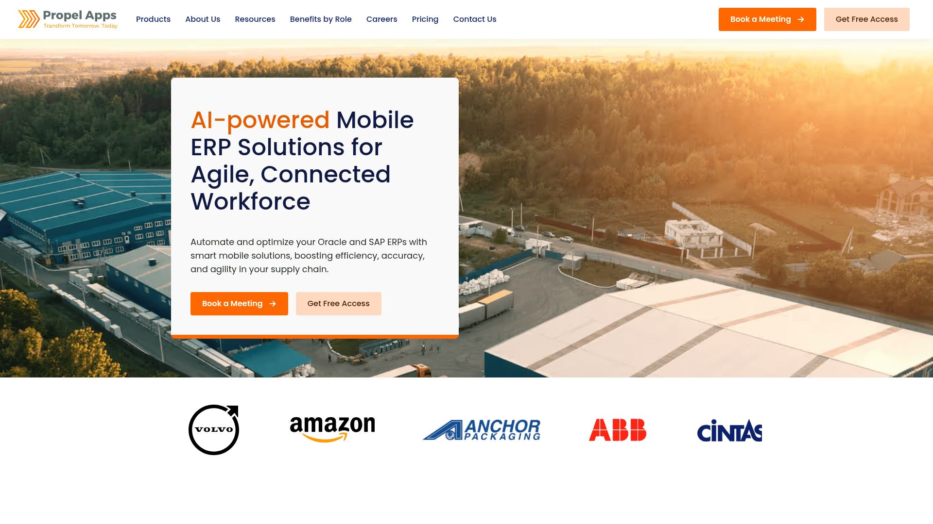 Propel Apps website screenshot