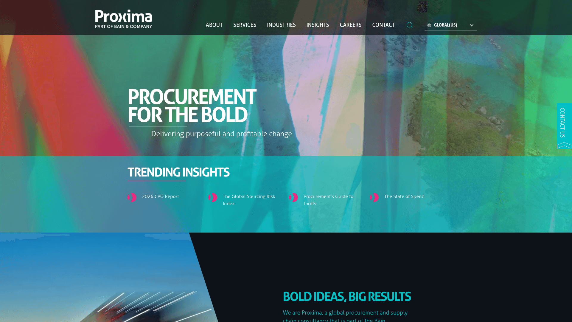 Proxima website screenshot