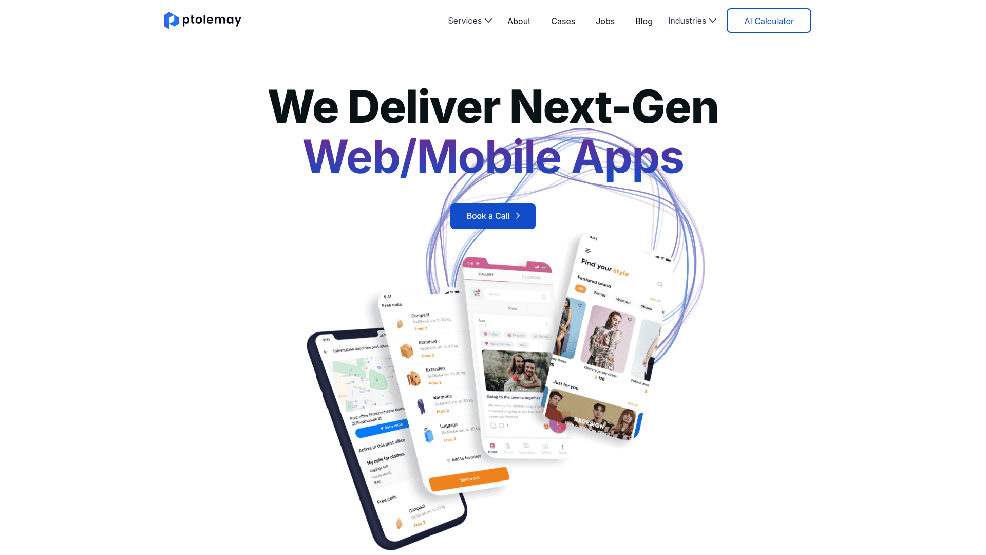 Ptolemay website screenshot