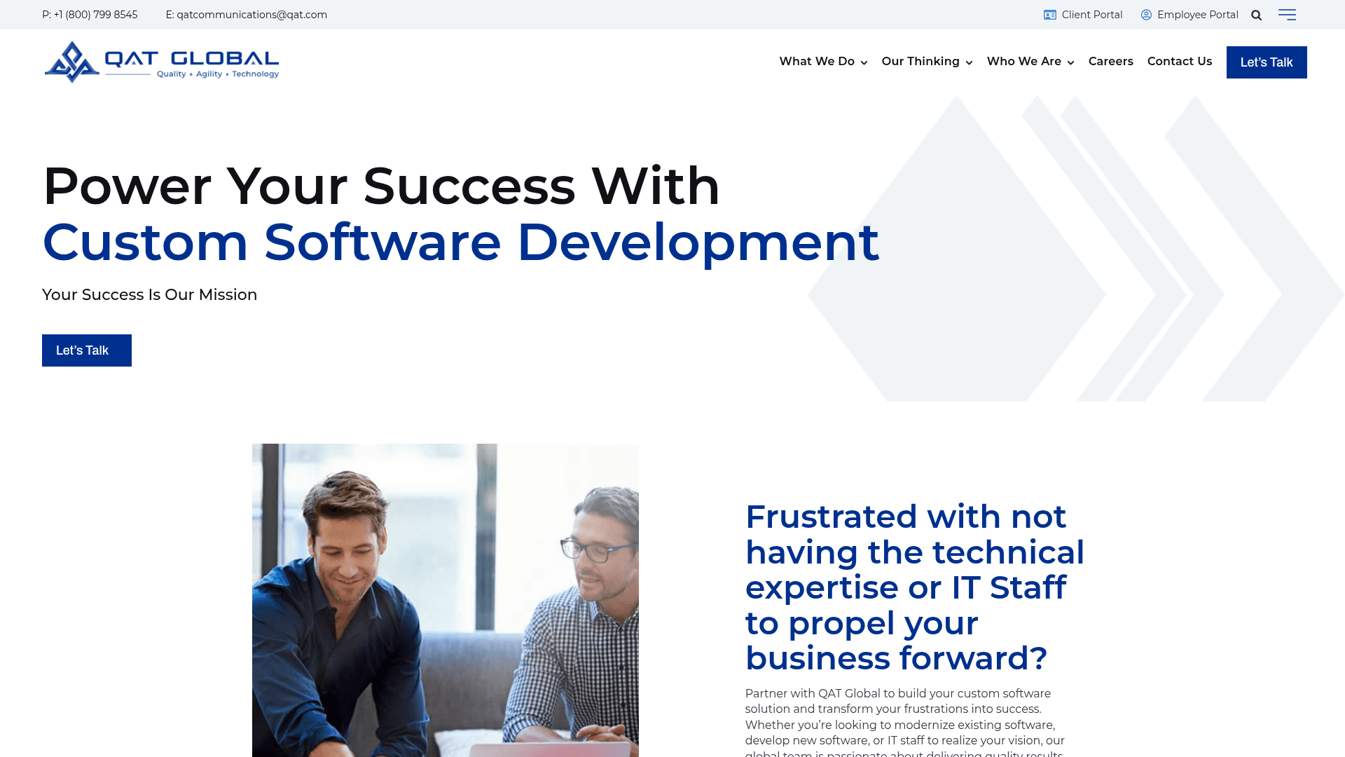 QAT Global website screenshot