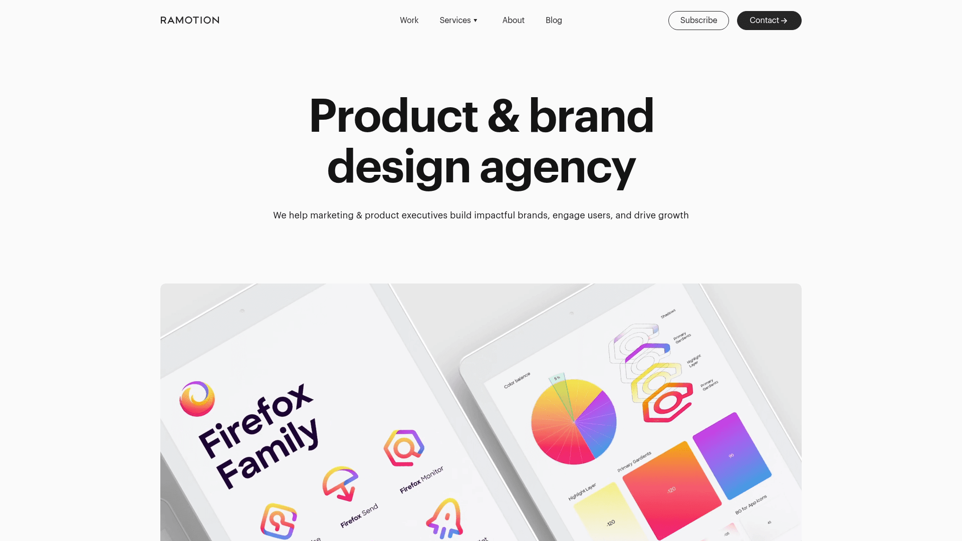 Ramotion website screenshot