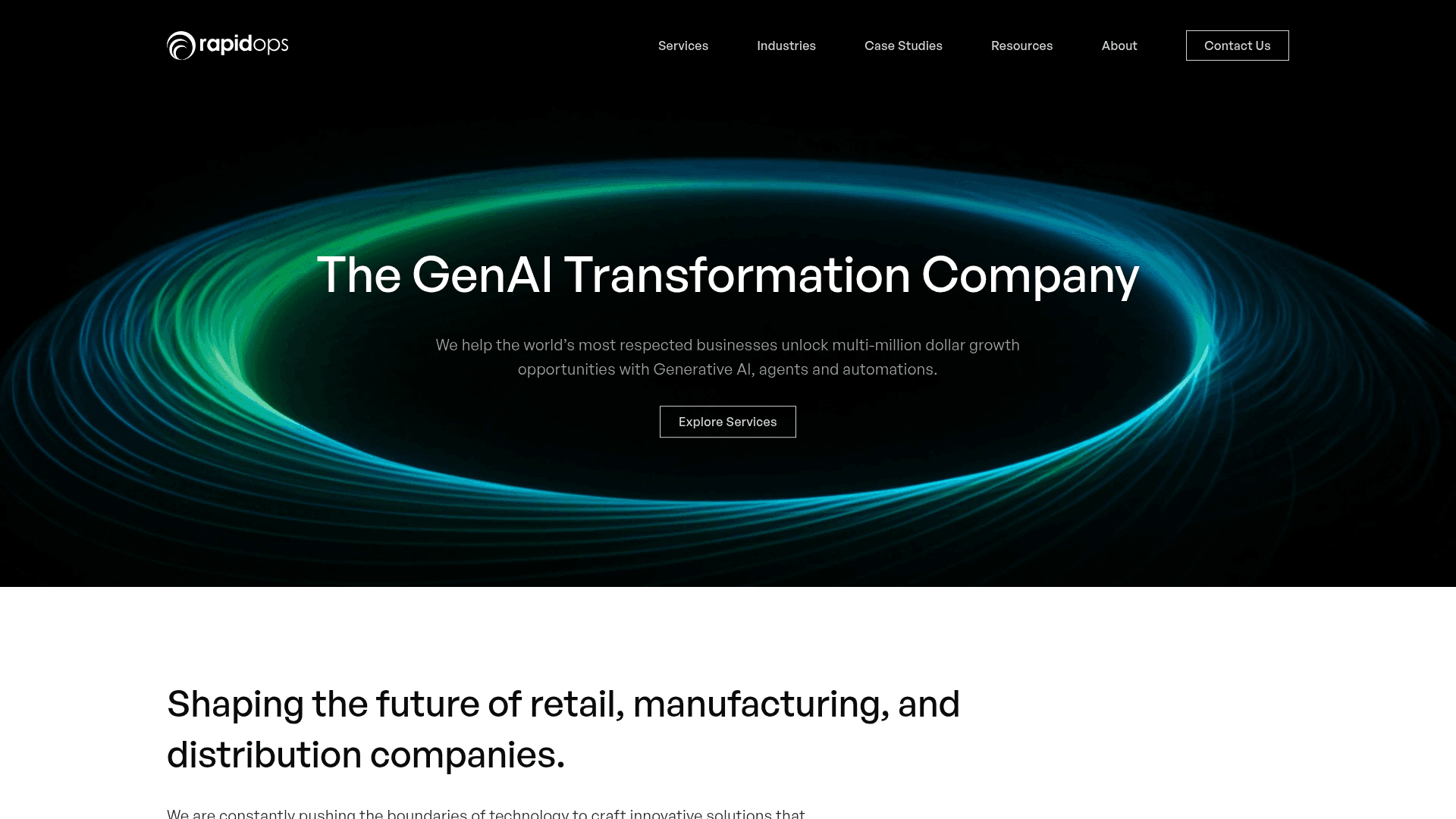 Rapidops website screenshot