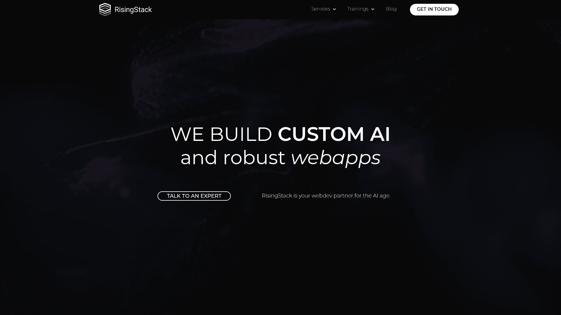 RisingStack website screenshot