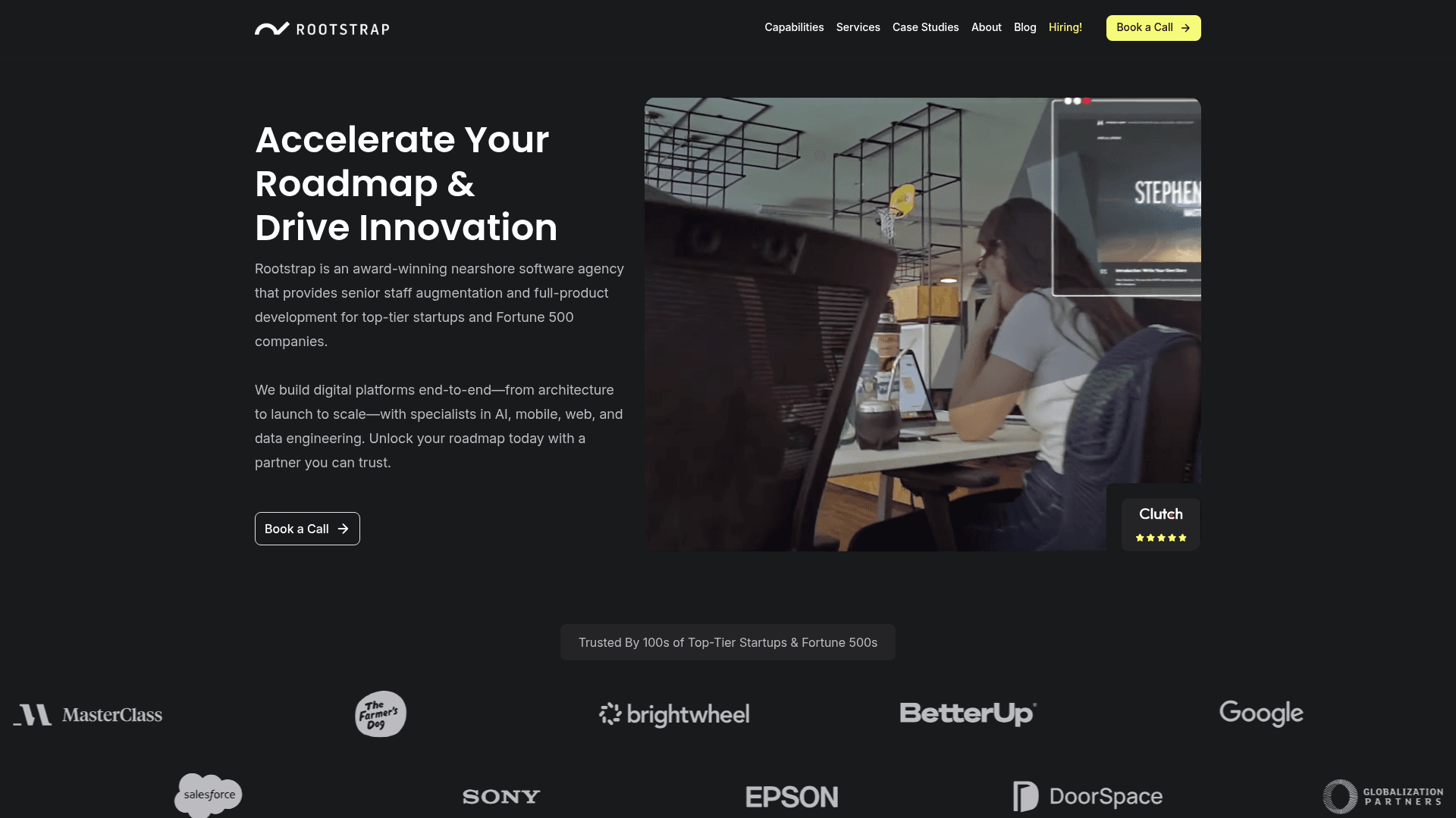 Rootstrap website screenshot