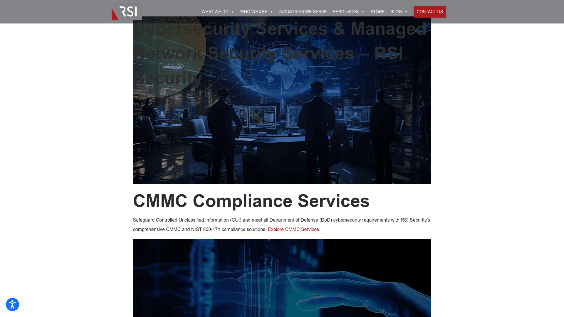 RSI Security website screenshot